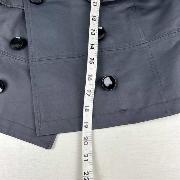 Soia & Kyo - Gray Women’s Double Breasted Short Jacket Sz Medium - Picture 5 of 6